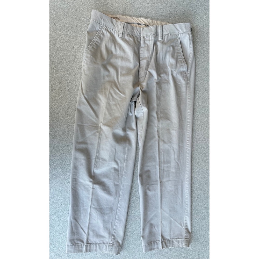 Life is Good‎ Mens Khaki Chino Pants Repreve Cotton Blend 34x29 Tan